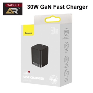 30W BASEUS หัวชาร์ทเร็ว 30 วัตต์ เทคโนโลยี Gallium Nitride (GaN) รองรับ Fast Charging