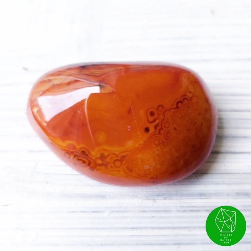 หินเรดอาเกตขัดมัน-red-agate