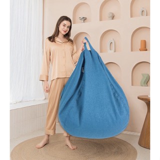 โซฟาเม็ดโฟม โซฟาขี้เกียจบีนเเบ็ค(จำกัด1ชิ้น/คำสั่งซื้อ) silencer bean bag (SIZE XL)พร้อมเม็ดโฟม/ซับใน