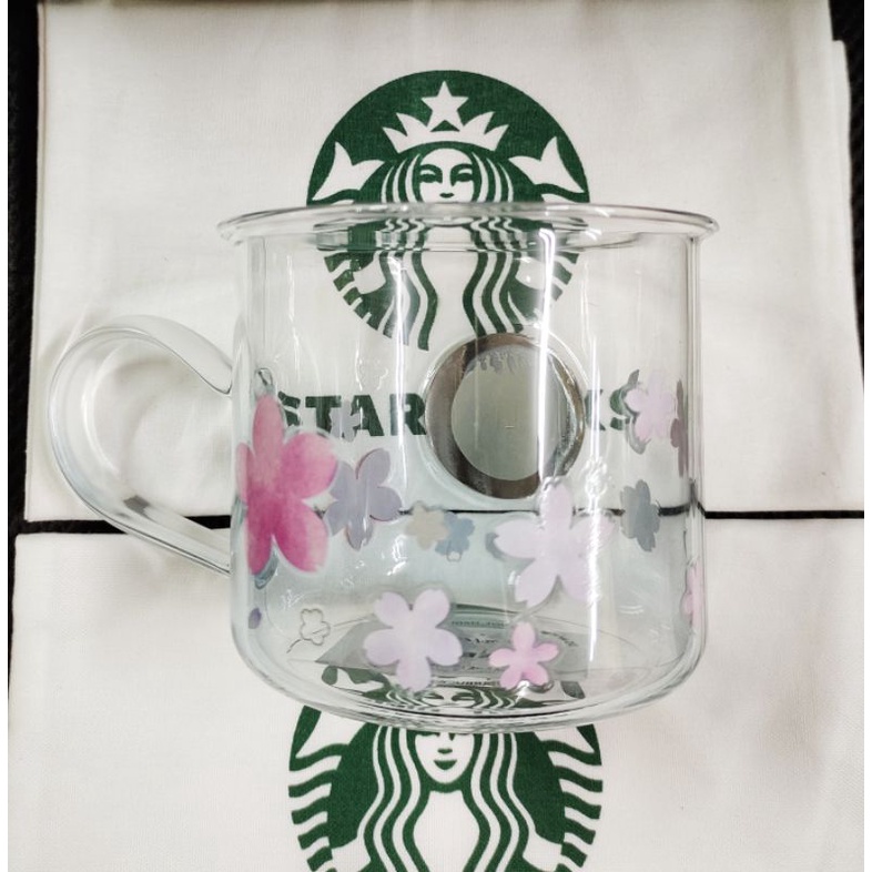 starbucks-mug-badge-blue-sakura-glass-14-oz-แท้
