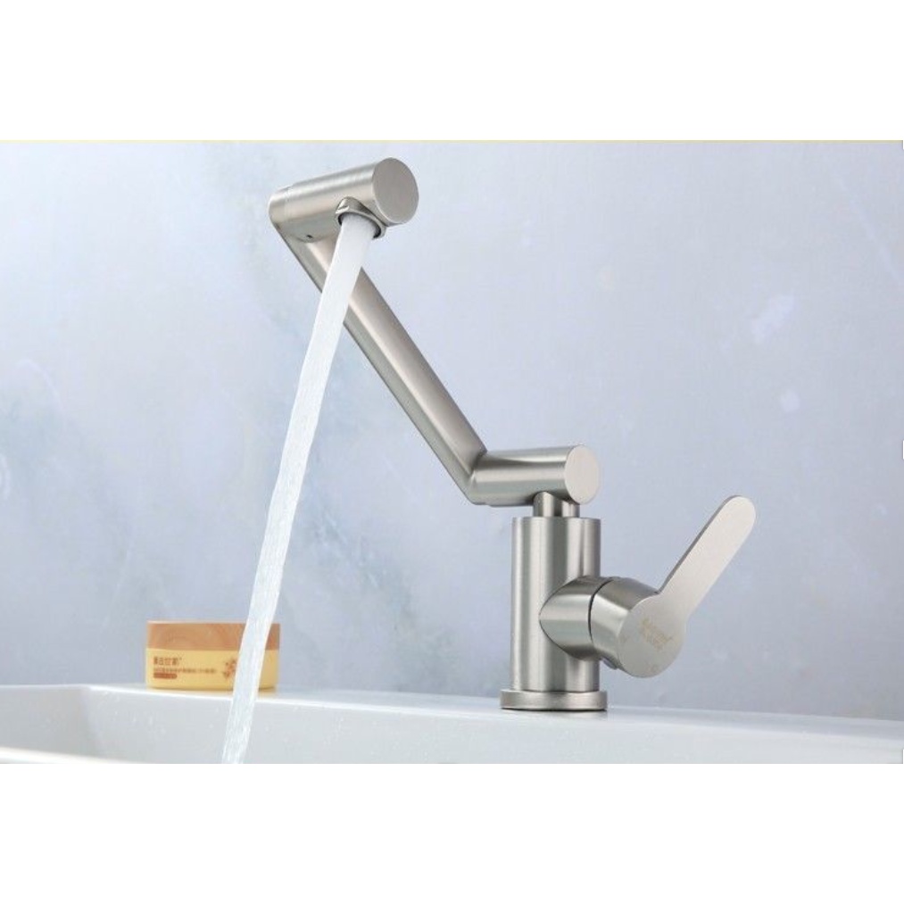 Stainless Steel Grade 304 Water Tap with Anti-Splash Feature, Rotatable ...