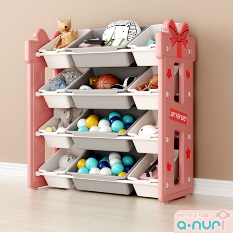 anuri-ชั้นของเล่นเด็กอเนกประสงค์-kf-0066-ของขวัญ-12-ช่อง-35x80x85-cm