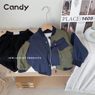 Candy Kids Candy เสื้อกันหนาวเด็ก เสื้อผ้าเด็ก ชุดเด็ก สไตล์เกาหลี นุ่ม และสบาย Chic Unique High quality ทันสมัย CK220027 36Z230909