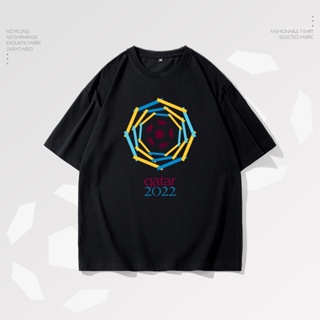 Original Design Special offer FIFA2022 World Cup Qatar Unisex Couple Set Tee Short-sleeved T-shirt