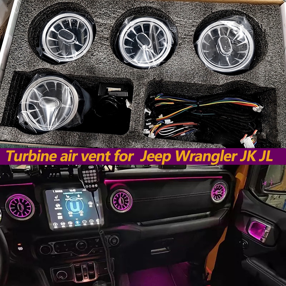 LED Ambient Vent Lighting Kit (18-24 Jeep Wrangler JL