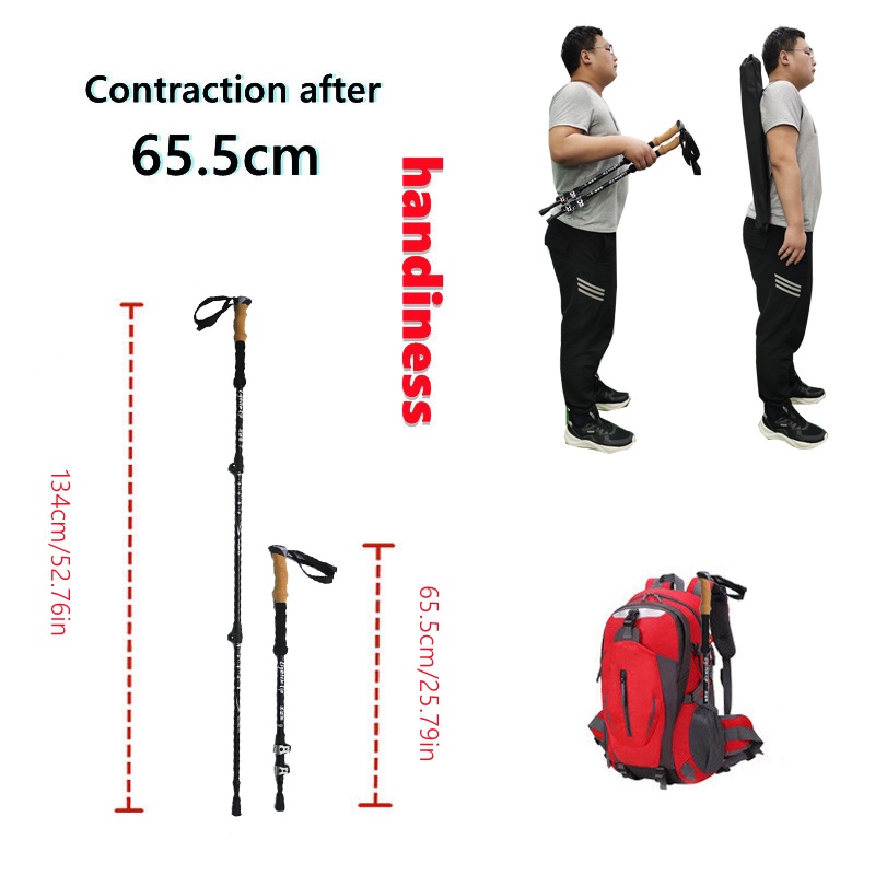 extensible-outdoor-walking-stick-pole-nordic-hiking-extremely-impact-resistant-walking-adjust-3-aluminum-telescopic-ski