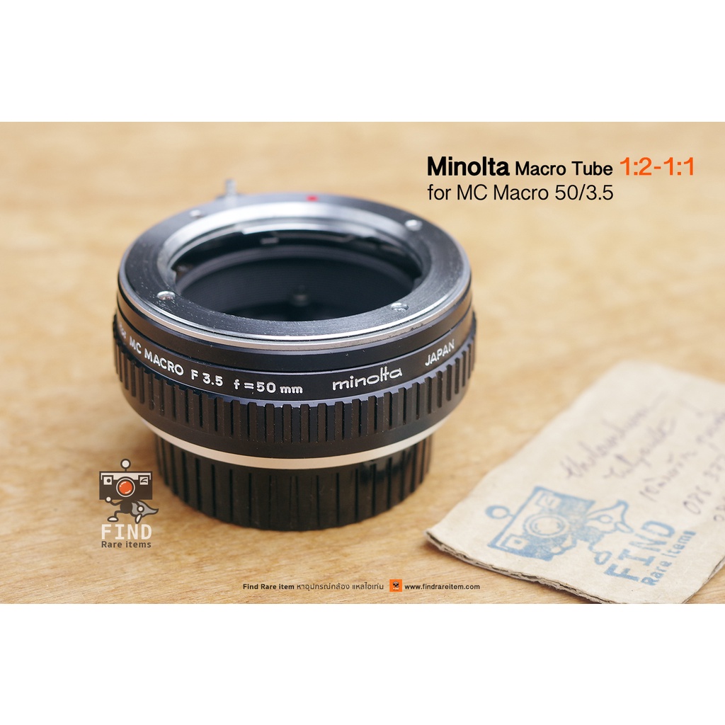 minolta-macro-tube-ของแท้-for-minolta-mc-macro-50-3-5-minolta-reverse-ring-แหวนกลับเลนส์-minolta-md-mc