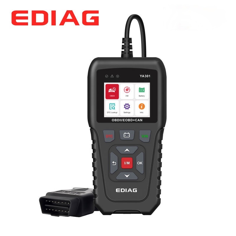 Ediag YA301 เครื่องอ่านรหัส OBDII/EOBD one-key VIN อ่านแบตเตอรี่ทดสอบ ...