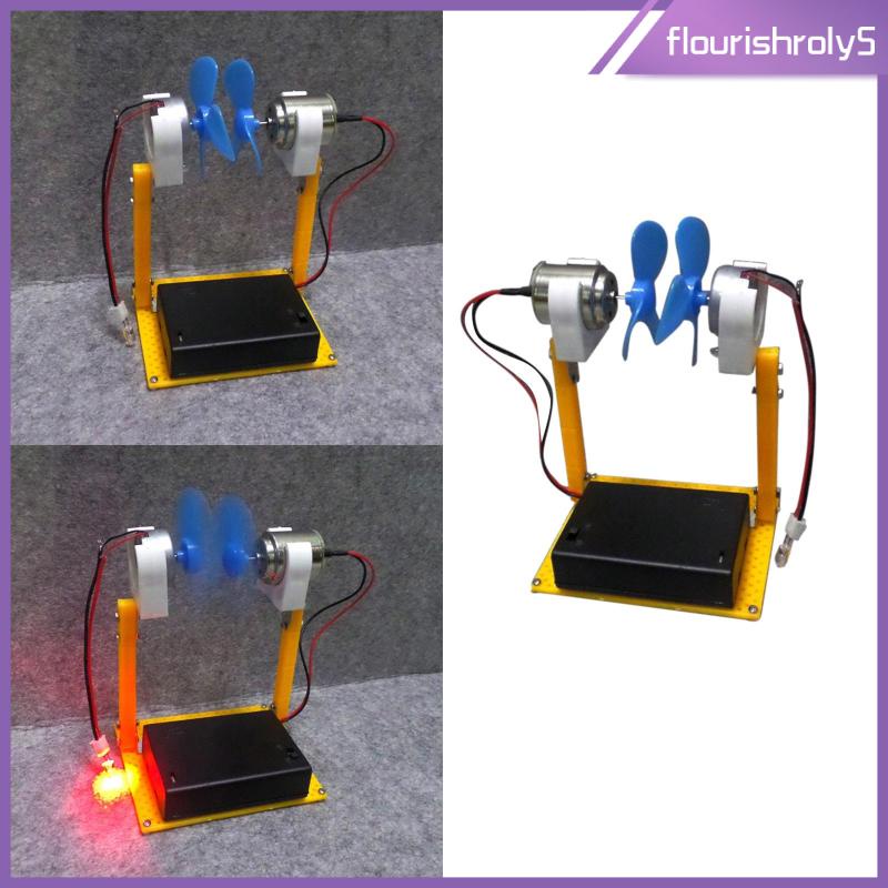 flourishroly5-ชุดมอเตอร์กังหันลม-ขนาดเล็ก-led-diy