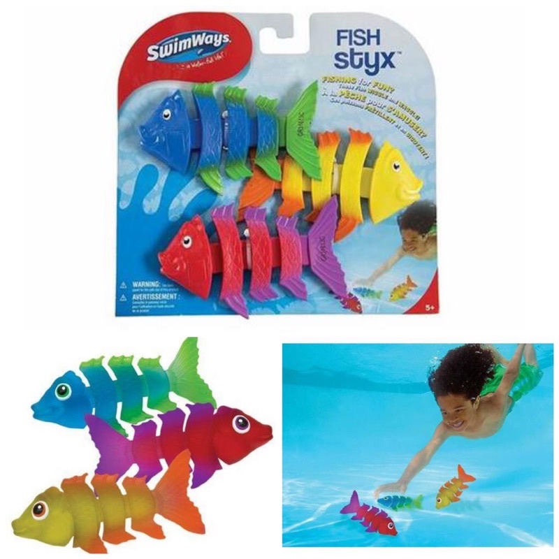 ของเล่นใต้น้ำ-ของเล่นฝึกดำน้ำ-สำหรับเด็ก-ของแท้-usa-ยี่ห้อ-swimways-fish-styx