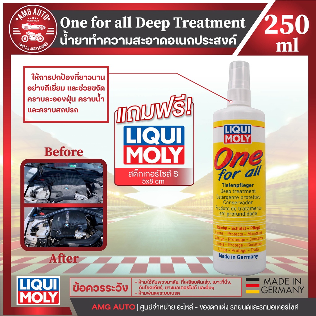 liqui-moly-one-for-all-deep-treatment-250ml-น้ำยาขจัดคราบเอนกประสงค์ทำความสะอาด-รักษา-ดูแลและปกป้อง-ช่วยทำให้พลาสติก