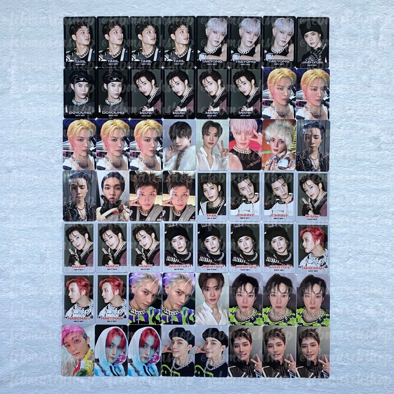 พร้อมส่ง nct 127 2 baddies random trading card set a ver b ver แจฮ