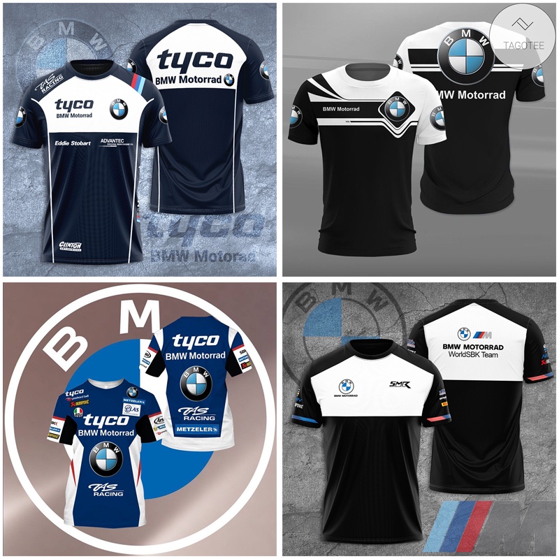 เสื้อยืดแขนสั้น-พิมพ์ลาย-bmw-motorrad-worldsbk-team-tyco-advantec-แฟชั่นฤดูร้อน-สําหรับผู้ชาย