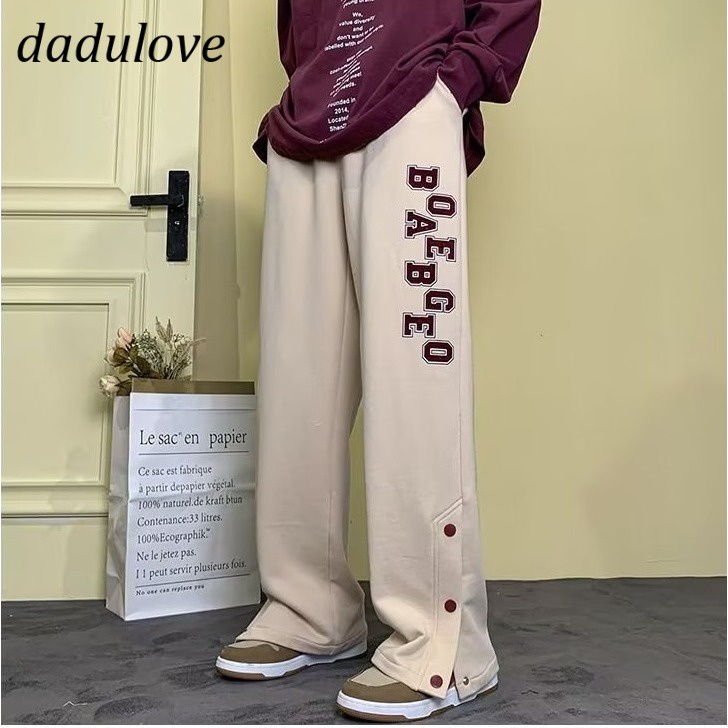 dadulove-new-korean-version-ins-sports-pants-high-waist-loose-casual-pants-fashion-large-size-ladies-wide-leg-pants