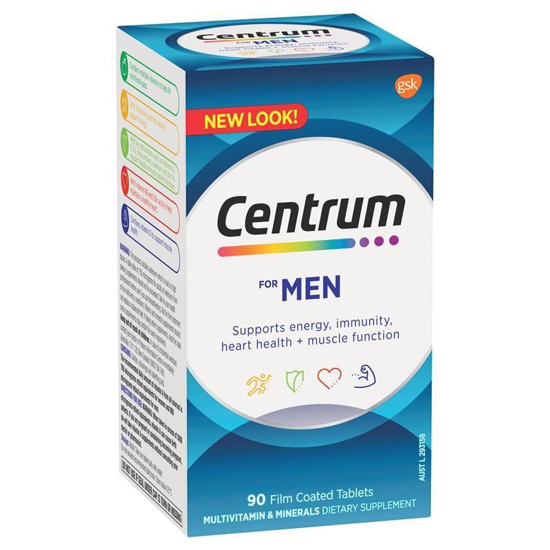 ภาพสินค้าCentrum for Men 90 เม็ด เซนทรัม เซนทัม วิตามินรวมผู้ชาย อาหารเสริมผู้ชาย วิตามินรวม อาหารเสริม men vitamin multivitamin จากร้าน suayprincessshop บน Shopee ภาพที่ 1