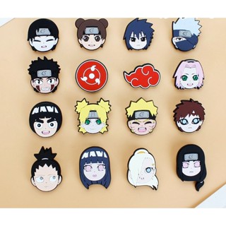 จี้การ์ตูนอนิเมะ Jibits Itachi Sasuke Jibitz Croc Charm Naruto Kakashi Croc Jibbits น่ารัก เครื่องประดับ สําหรับผู้หญิง ตกแต่งรองเท้า