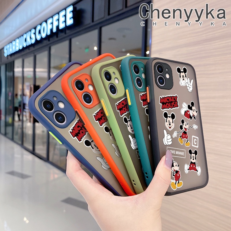 สําหรับ-realme-x7-pro-เคสการ์ตูนแฟชั่นมิกกี้-ฝ้าบาง-ใส-กันกระแทก-รูปแบบซิลิโคน-เคสป้องกันเต็มรูปแบบ-เคสนิ่ม