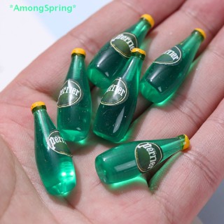 Amongspring&gt; ใหม่ โมเดลเครื่องดื่ม ขนาดมินิ 1: 12 สําหรับตกแต่งบ้านตุ๊กตา 10 ชิ้น