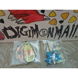 Digimon Strap Digivice แทปกับตราสัญลักษณ์ &amp; Veemon X-Veemon