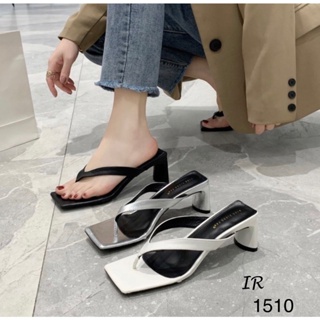 1510 รองเท้าแบบหนีบหน้าตัด คอมพลีทชุดสวยของคุณสาวๆด้วยรองเท้าคู่นี้