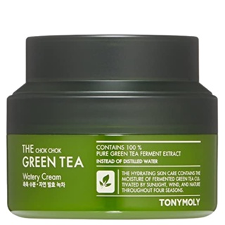 Tonymoly The Chok Chok Green Tea Watery Cream 2.02 fl.oz / 60 มล. (วันหมดอายุ: 2026.05)