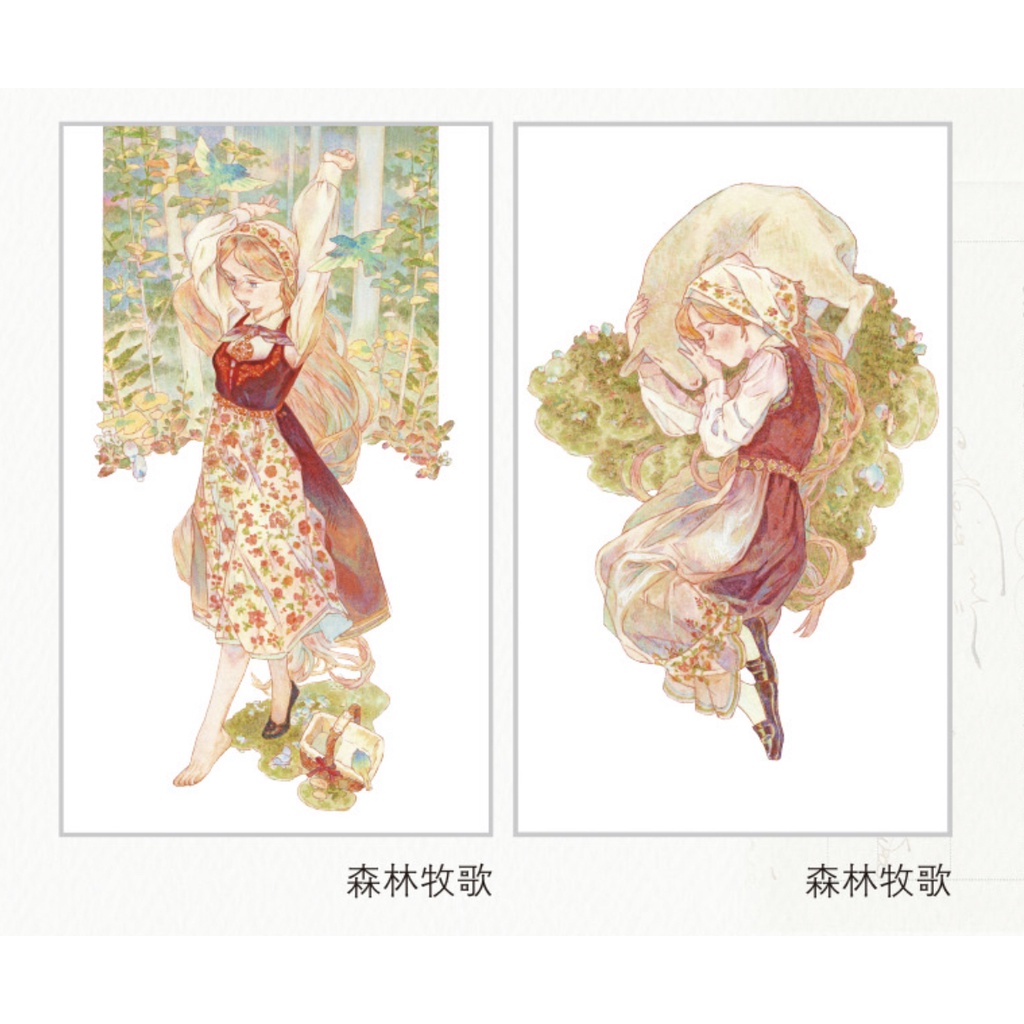 หนังสือรวมภาพวาด-collection-of-illustrations-by-mu-se-and-xiao-hui-อาร์ตบุ๊ค-ภาพศิลปะ-artbook-ภาพการ์ตูน-ภาพผู้หญิง