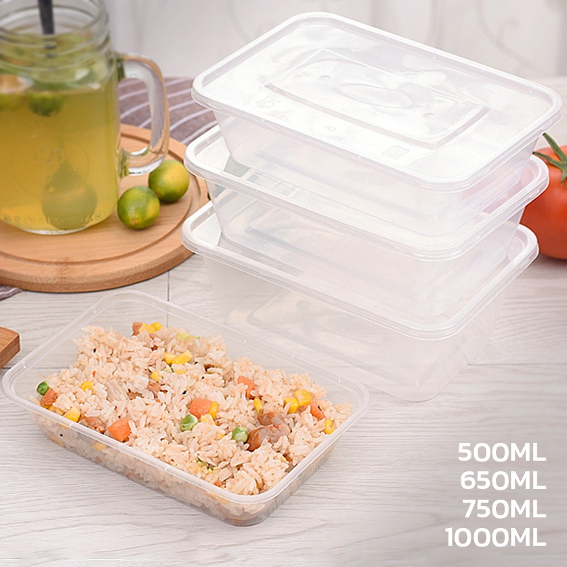 กล่องข้าว-กล่องใส่อาหาร-กล่องเบนโต๊ะ-กล่องพร้อมฝา-ใช้แล้วทิ้ง-กล่องข้าวเดลิเวอรี่-1ช่อง-2ช่อง-take-away-encoremall