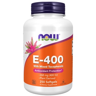 🇺🇸 Now Foods Natural E-400, 250 Softgels