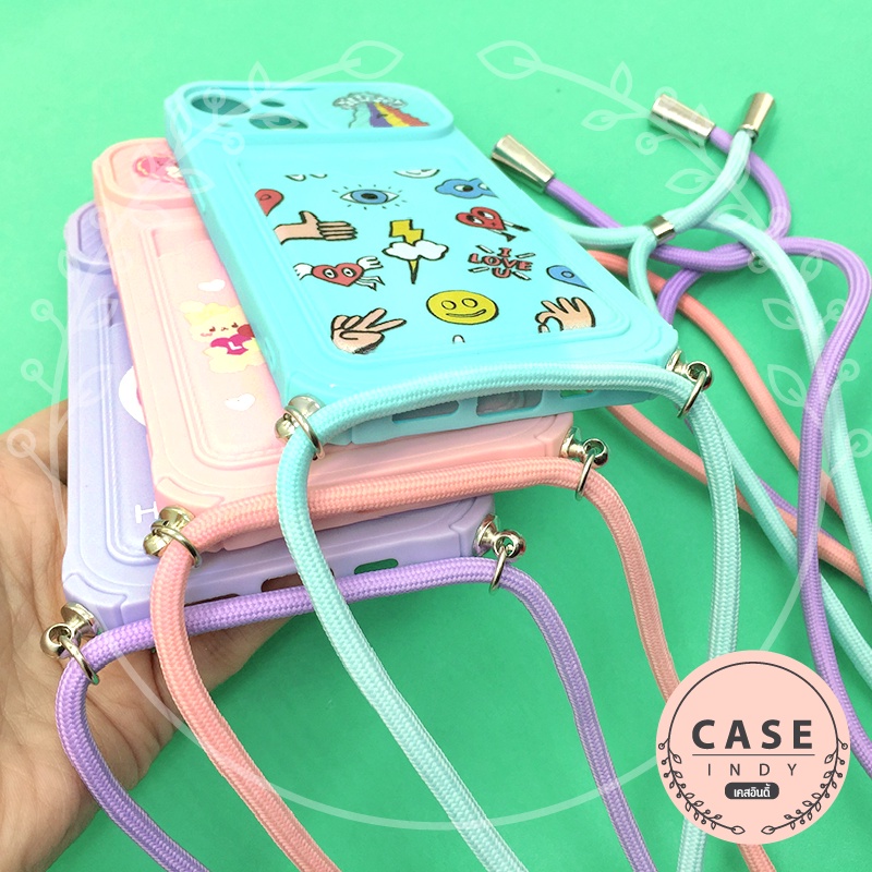 พร้อมส่งเคส-13-13promax-เคสโทรศัพท์ฝาปิดเลนส์กล้องฝาสไลด์-เคสกันเลนส์กล้องใสการ์ดได้-มีสายคล้องปรับระดับได้