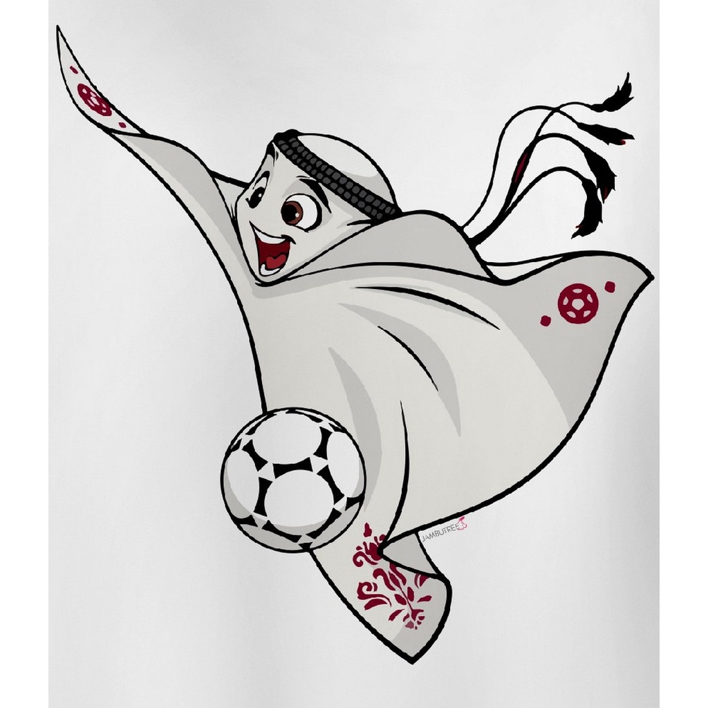 jambutree-2022-fifa-world-cup-logo-qatar-la-eeb-mascot-football-soccer-graphic-t-shirt-streetwear-bola-sepak-tshirt-baju