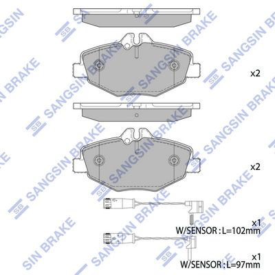 ผ้าดิสเบรคหน้า-benz-e-class-w211-vf211-s211-e200-e220-e230-e240-e270-e280-e300-e320-e350-2002-2009-hi-q