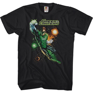 Flying Green Lantern T-Shirt เสื้อยืดสวยๆ เสื้อ ยืด ผู้ชาย