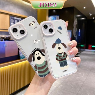 เคสโทรศัพท์ซิลิโคน TPU แบบนิ่ม ลายสุนัข กันกระแทก สําหรับ iPhone 15 14 13 12 11 Promax 6 6S 7 8 Plus X XR XSMax SE 3 In 1