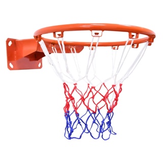 ภาพขนาดย่อของภาพหน้าปกสินค้าBasketball Hoop ห่วงบาสเกตบอล พร้อมตาข่าย รุ่น R2 ขนาด 45 cm ห่วงบาส ห่วงบาสเกตบอลแขวนติดผนัง จากร้าน h.t.dmedia บน Shopee