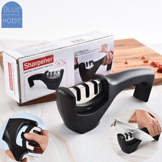 แท่นลับมีด ที่ลับมีด ที่ลับกรรไกร อุปกรณ์ลับของมี หินลับมีด 3in1 ลับได้คมมาก Knife Sharpene