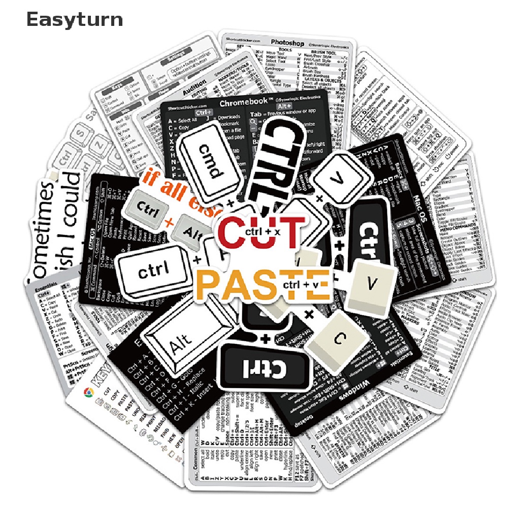 easyturn-สติกเกอร์ติดแป้นพิมพ์โฟโต้ช็อป-คําพูด-excel-adobe-30-ชิ้น