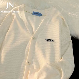 JN Studio เสื้อกันหนาว  เสื้อแขนยาว  ทรงหลวม  สไตล์เกาหลี  สำหรับผู้หญิง 2022 ใหม่ CT111004