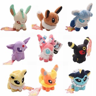 ตุ๊กตา Pokemon Eevee Leafeon Umbreon Jolteon ขนาดเล็ก 5 นิ้ว ของเล่นสําหรับเด็ก