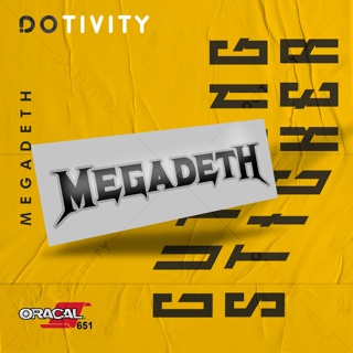 สติกเกอร์ตัด Megadeth