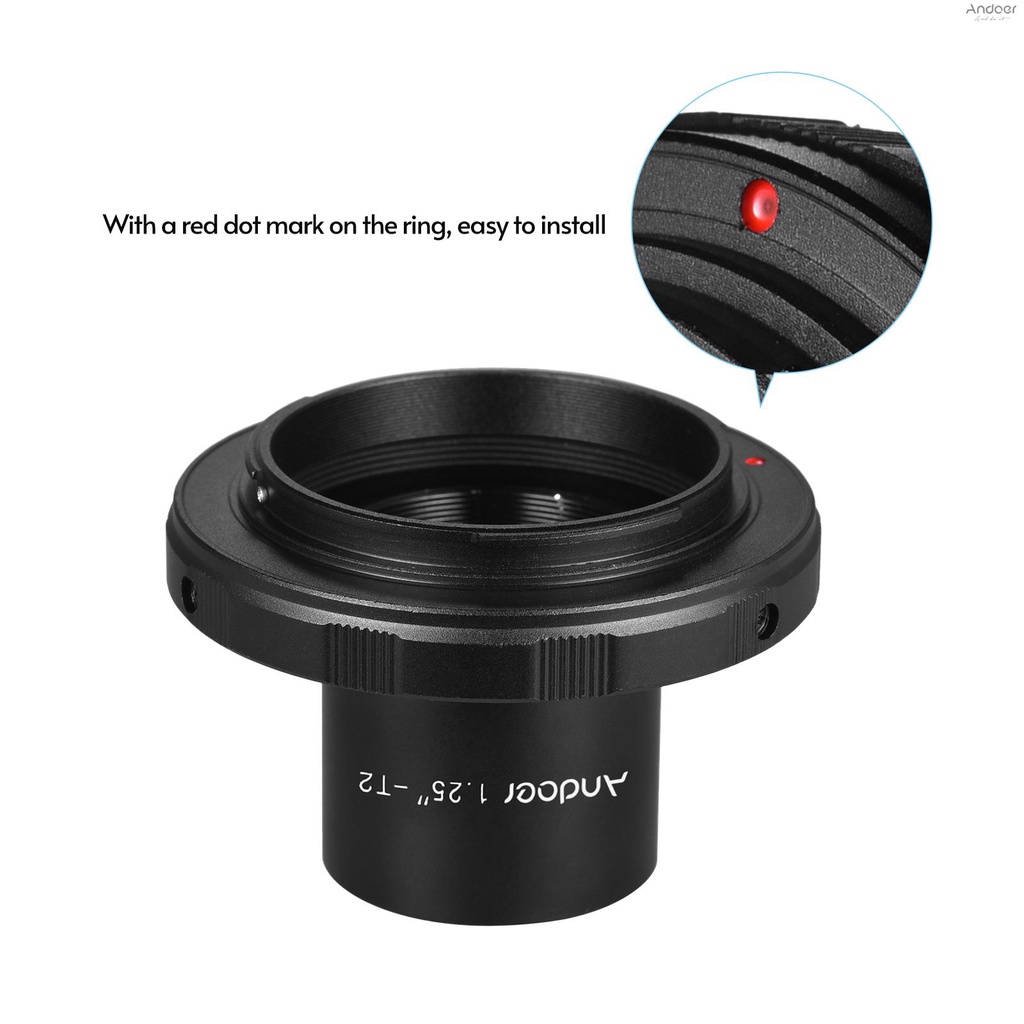 andoer-camera-telescope-adapter-ring-photography-accessory-replacement-for-camera-1-25-inch-eyepiece-t2-telescope-for-scenery-photography-astrophotography