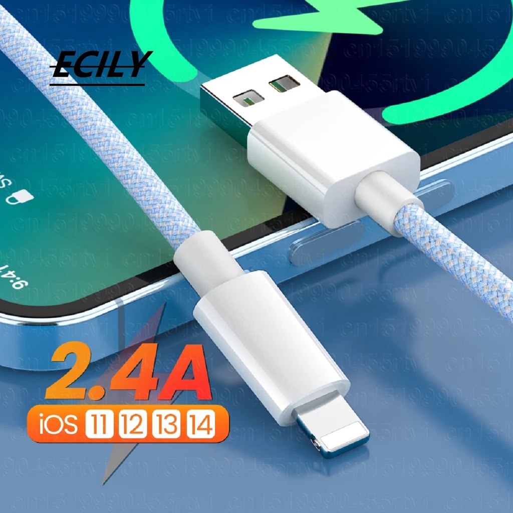 ecily-สายชาร์จเร็ว-usb-tpe-เป็น-8-pin-สําหรับโทรศัพท์มือถือ