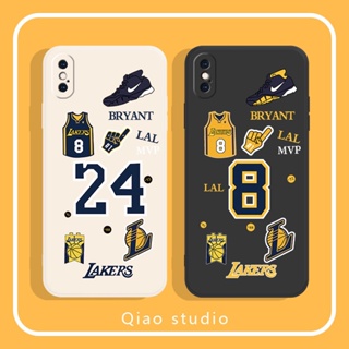 Lakers Kobe 24 jersey 8 basketball lovers เคสไอโฟน iPhone 11 8 Plus case X Xr Xs Max Se 2020 cover เคส iPhone 13 12 pro