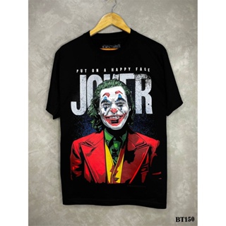 Jokerเสื้อยืดสีดำสกรีนลายBT150