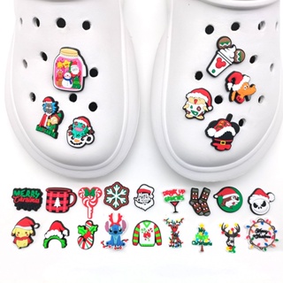อุปกรณ์เสริม จี้รูปรองเท้า Crocs Clog เหมาะกับของขวัญคริสต์มาส สําหรับตกแต่งปาร์ตี้เด็ก