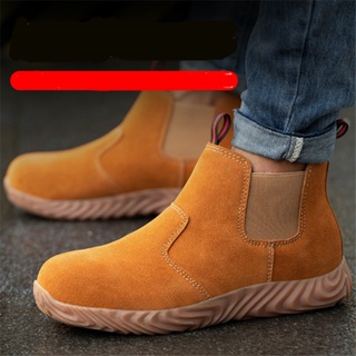 สินค้า 098รองเท้าหัวเหล็ก รองเท้านิรภัย safety shoes รองเท้าเซฟตี้ CN012 รองเท้าหนังหัวเหล็ก