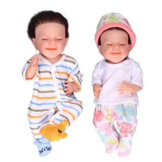 Ohiona. ตุ๊กตาเด็กทารกเสมือนจริง 12 นิ้ว ซิลิโคนนิ่ม ตุ๊กตาเด็กทารกแรกเกิด พร้อมเสื้อผ้า ขวดนม ของเล่นเด็ก