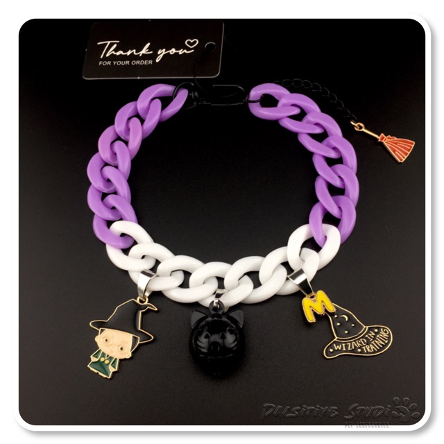 ปลอกคอ-สร้อยคอสำหรับน้องหมาและน้องแมวสุด-trendy-ลาย-mcgonagal-จาก-harry-potter-collection-pet-collars-large-size