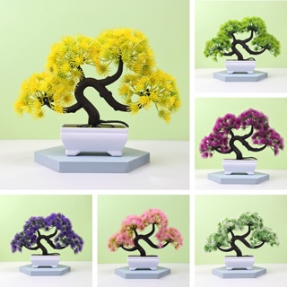 【AG】Artificial Plant Pot Energetic Easy Care Non-fading Vivid Ornamental Fake Flower Pot Decor for Office