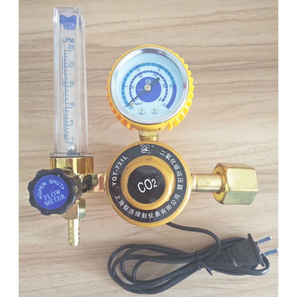 ตัวควบคุมความดันอากาศ-เกจวัดการไหลของแก๊ส-co2-สําหรับเชื่อมคอมเพรสเซอร์