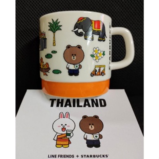 Starbucks x Line Friends Thailand แก้ว mug 12 oz.